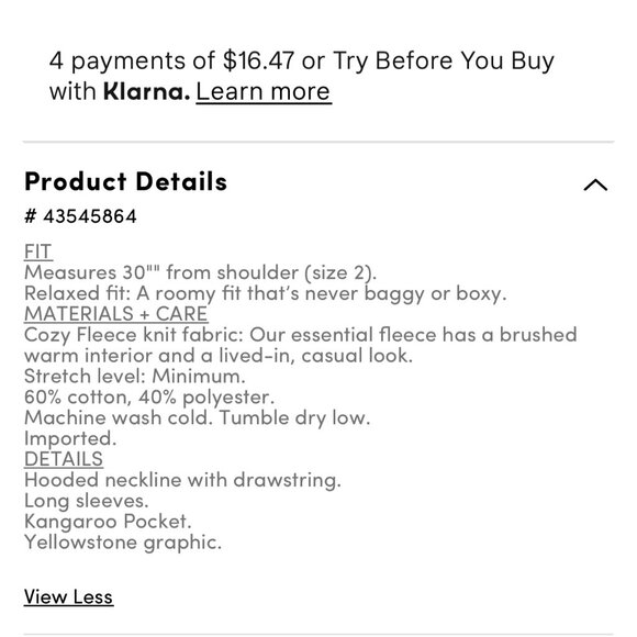 Torrid Yellowstone Relaxed Fit Hoodie - Picture 2 of 2